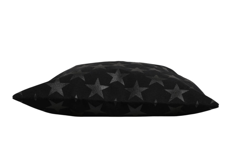 Saint Laurent Rive Droite Black Tote Bag with Star Print