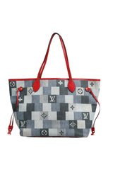 Louis Vuitton Neverfull Patchwork Monogram Denim Tote Bag