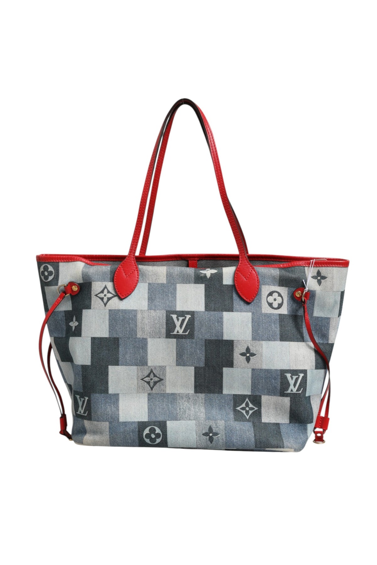 Louis Vuitton Neverfull Patchwork Monogram Denim Tote Bag
