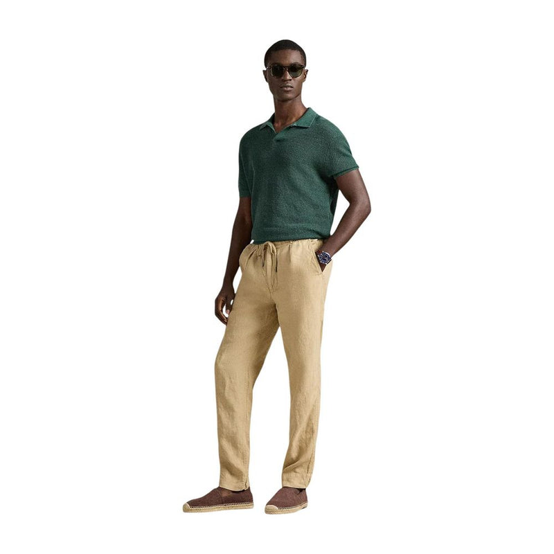 Lyle & Scott Beige Linen Casual Pants for Men
