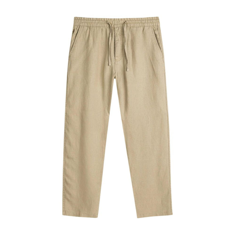 Lyle & Scott Beige Linen Casual Pants for Men
