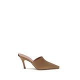 Amina Muaddi Jamie Brown Silk Sandals for Women