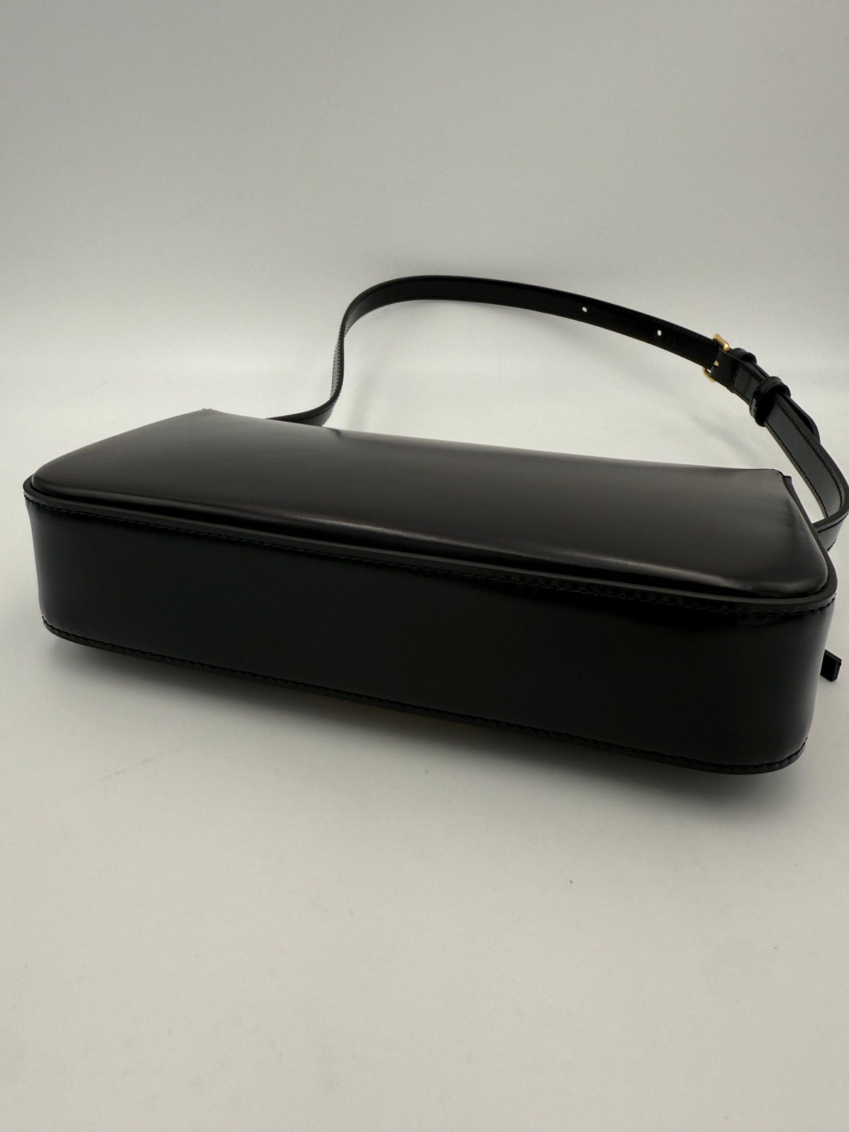 Celine Claude Triomphe Black Handbag