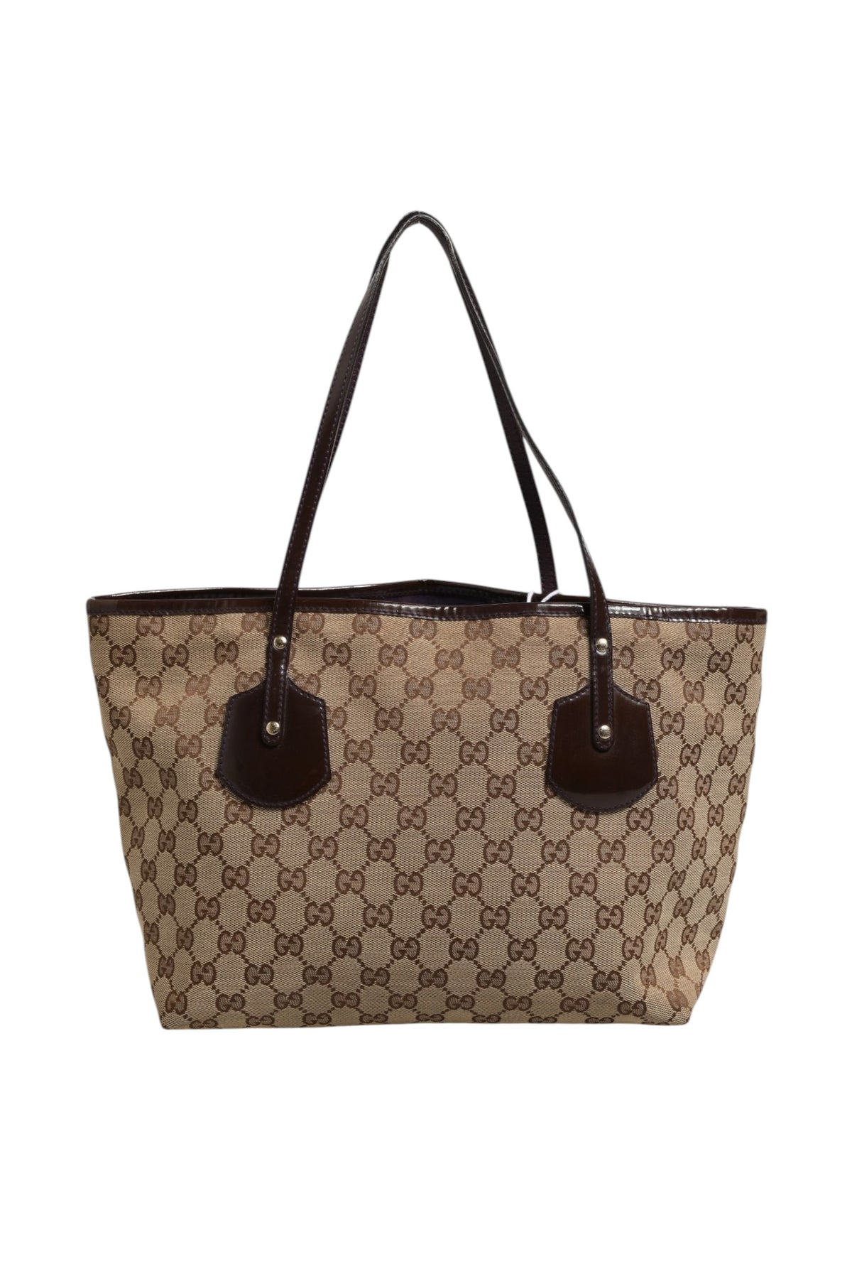 Sac cabas moyen Gucci Jolie Charm en toile beige
