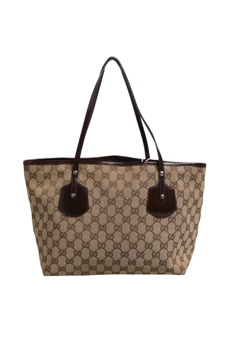 Gucci Beige Canvas Medium Jolie Charm Tote Bag