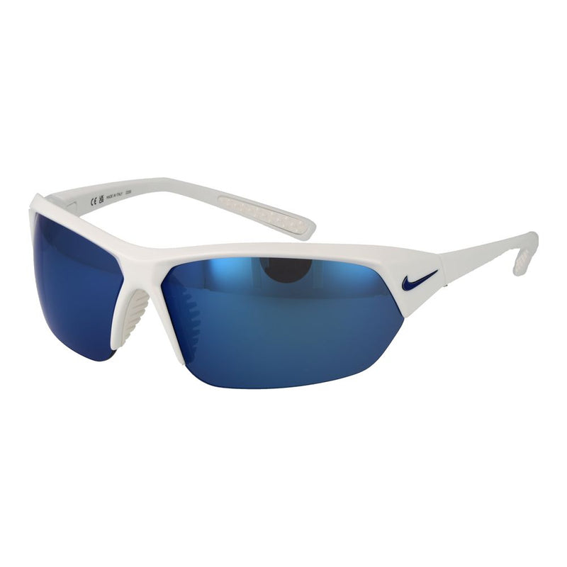 Lunettes de soleil en plastique blanches Nike pour hommes