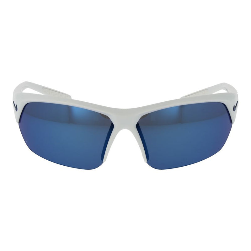 Lunettes de soleil en plastique blanches Nike pour hommes