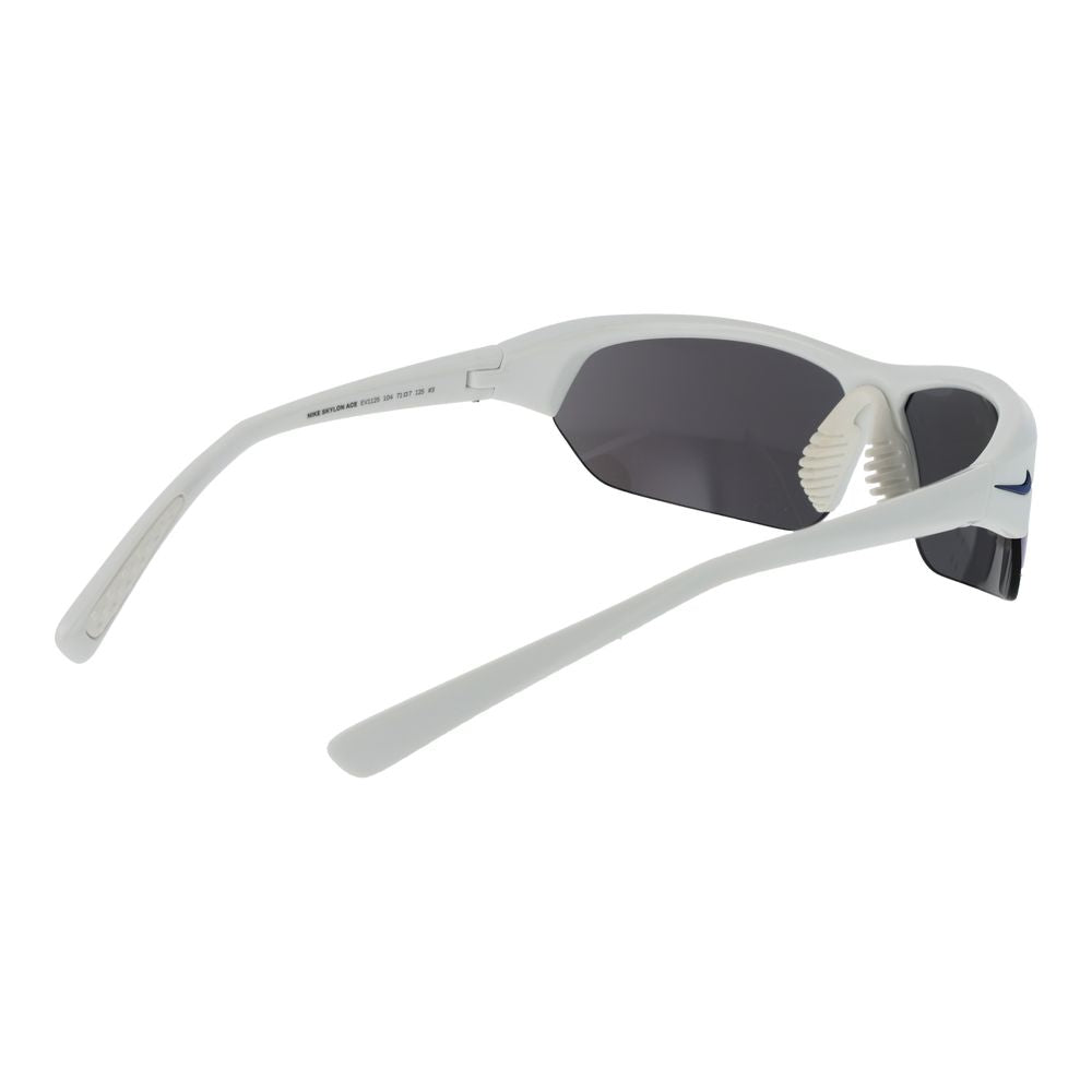 Lunettes de soleil en plastique blanches Nike pour hommes