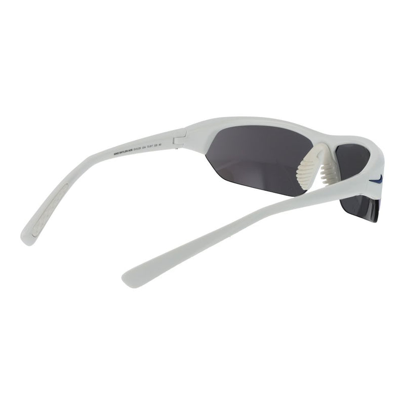 Lunettes de soleil en plastique blanches Nike pour hommes
