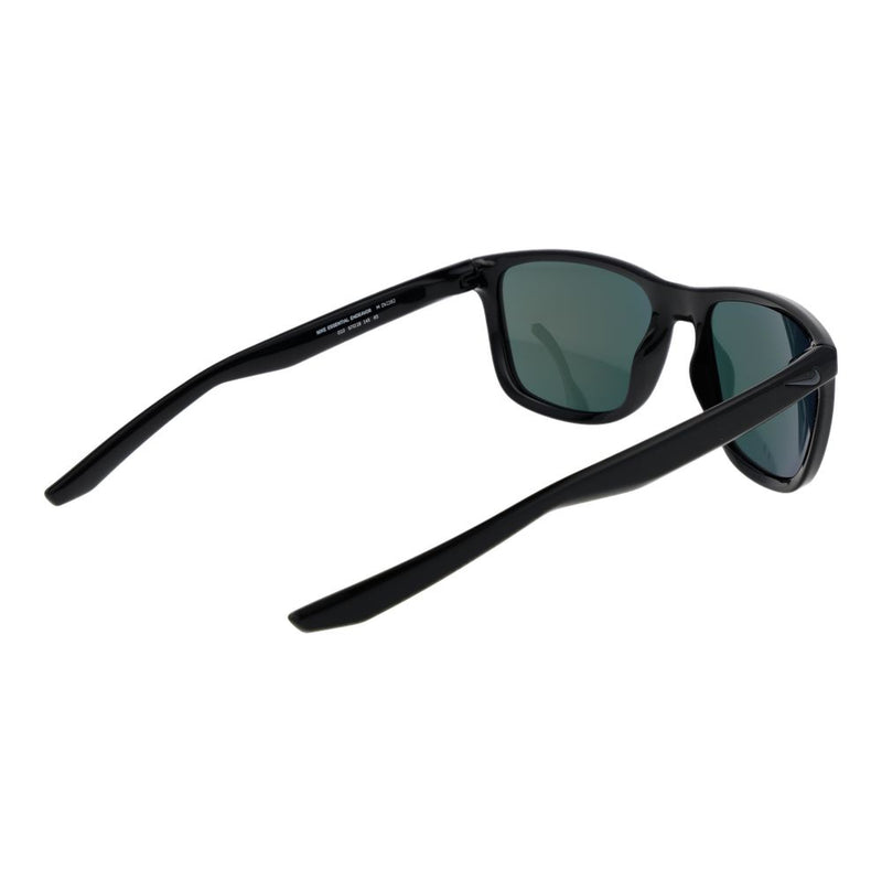 Nike Black Plastic Sunglasses with Mirrored Red Lenses