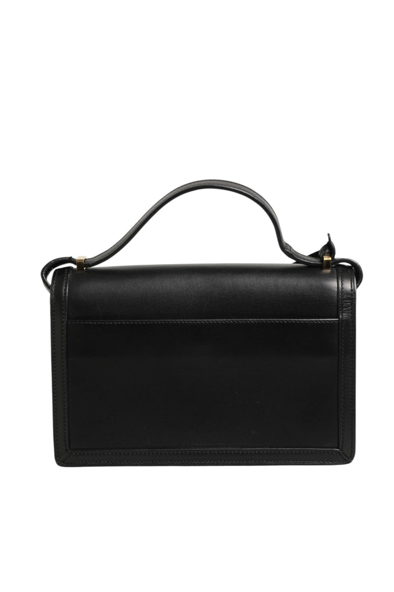 Loewe Barcelona Medium Leather Shoulder Bag en Cuir Noir