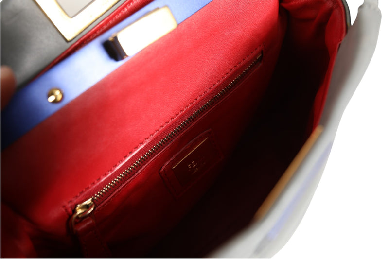 Fendi Mini Peekaboo Blue Grey - Élégance et Style