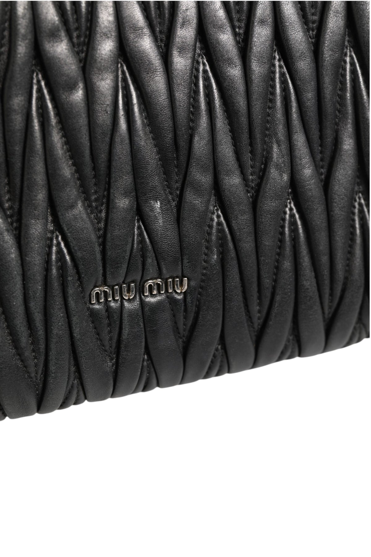 Miu Miu Confidential Matelasse Leather Flap Shoulder Bag