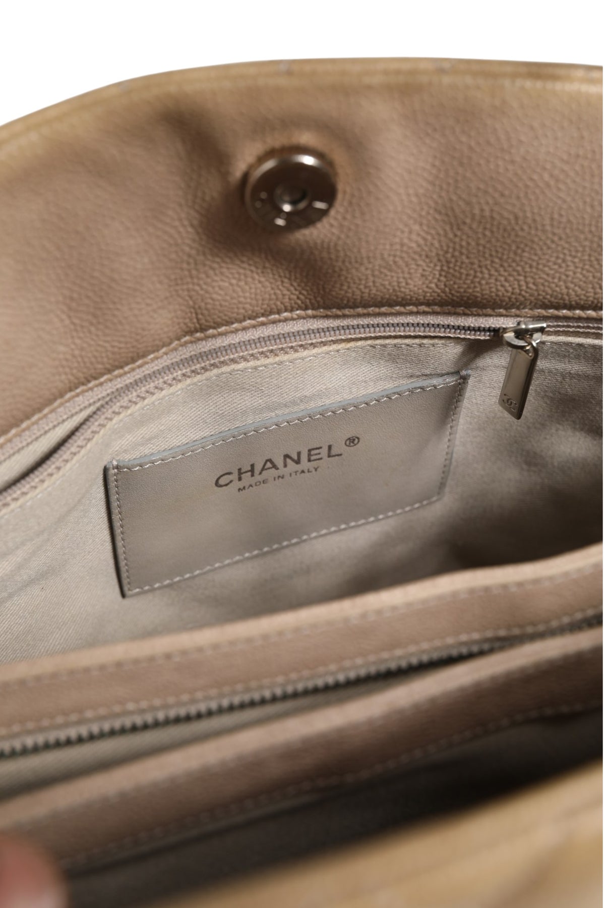Chanel Just Mademoiselle Bowler Bag - Khaki