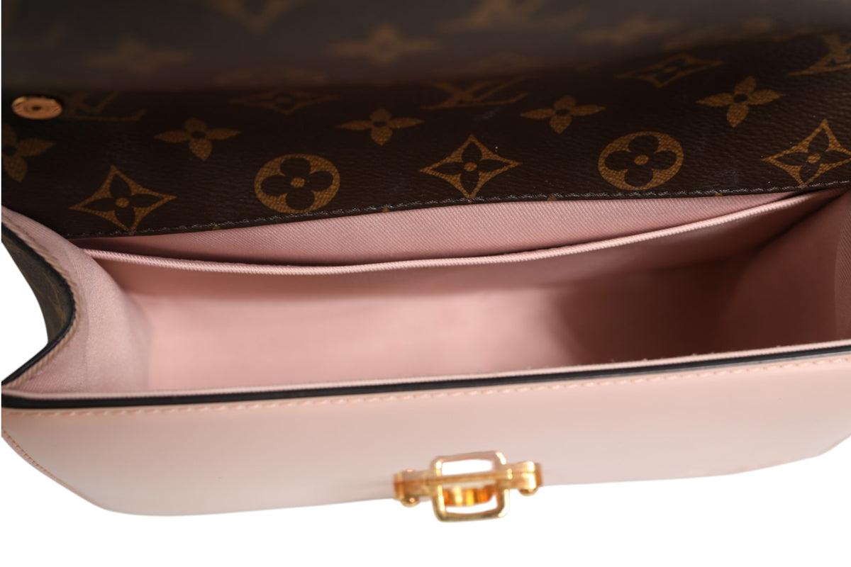 Louis Vuitton Pink Vernis and Monogram Canvas Cherrywood BB Shoulder Bag