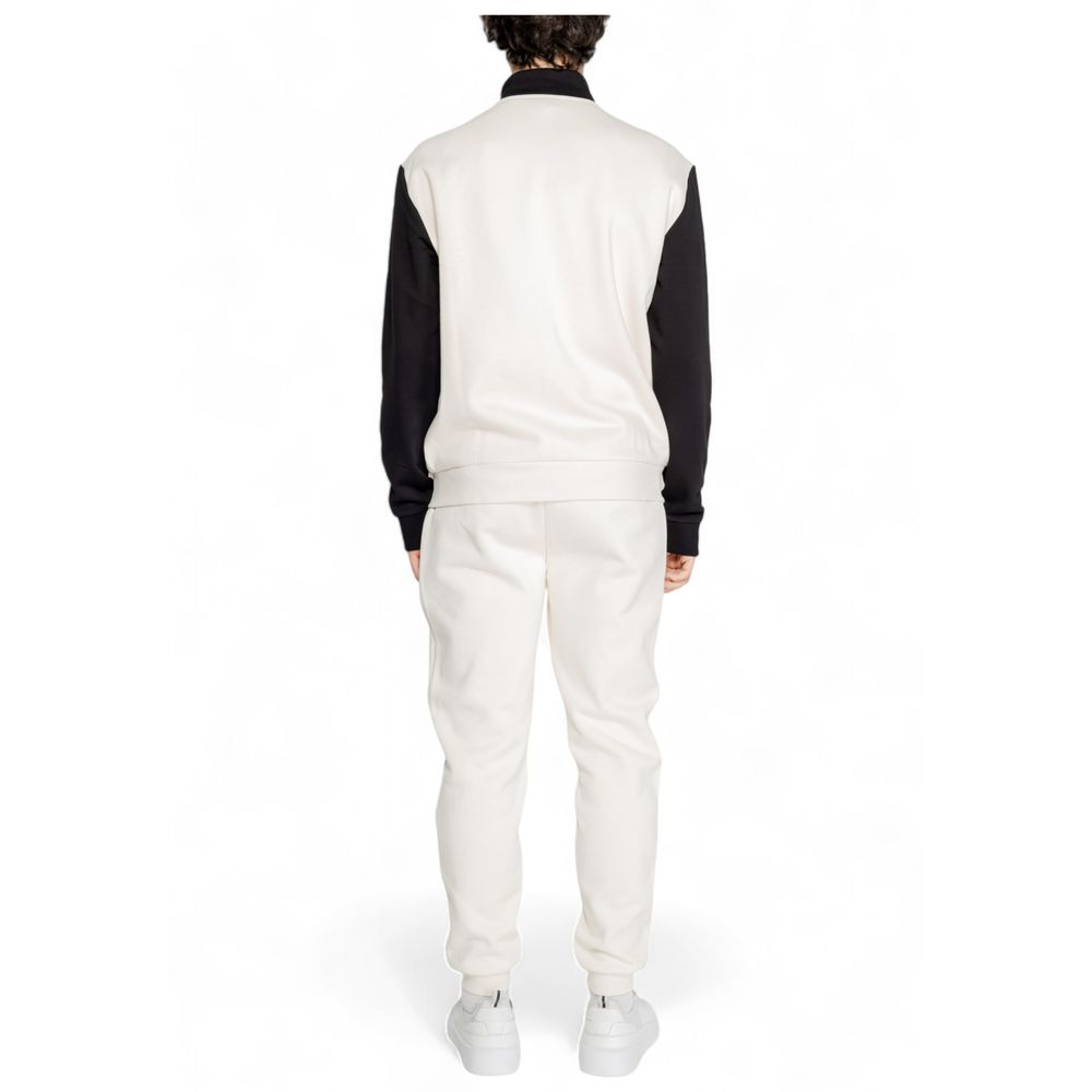 EA7 Emporio Armani Cream Cotton Sweatsuit - Model 6DPV60 PJVTZ