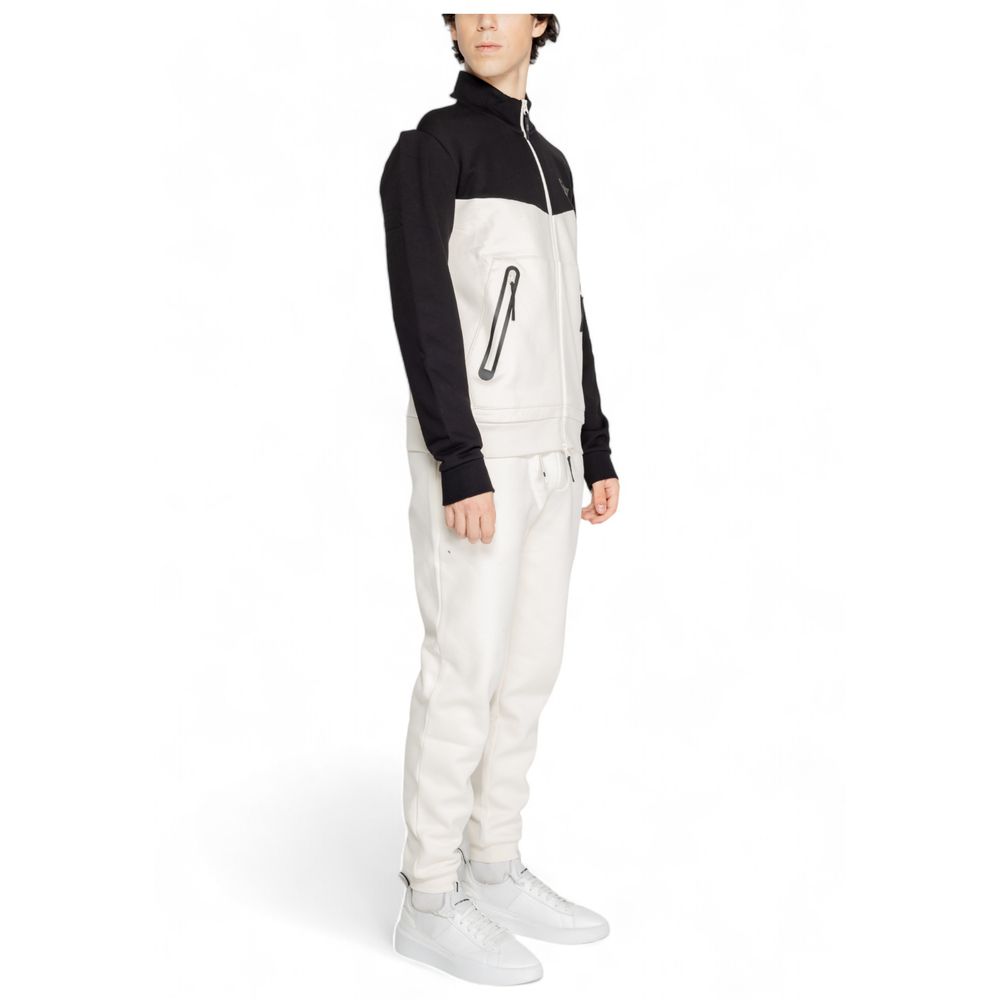 EA7 Emporio Armani Cream Cotton Sweatsuit - Model 6DPV60 PJVTZ