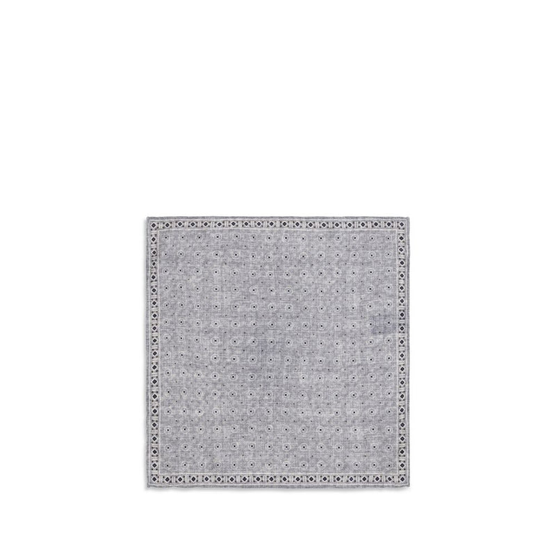 Brunello Cucinelli Gray Silk Handbag - Elegant Ethnic Design