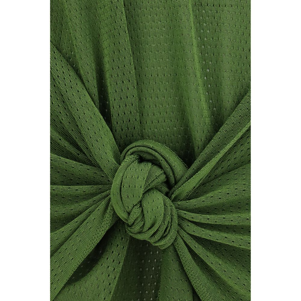 The Attico Bicolor Viscose Mini Dress for Women