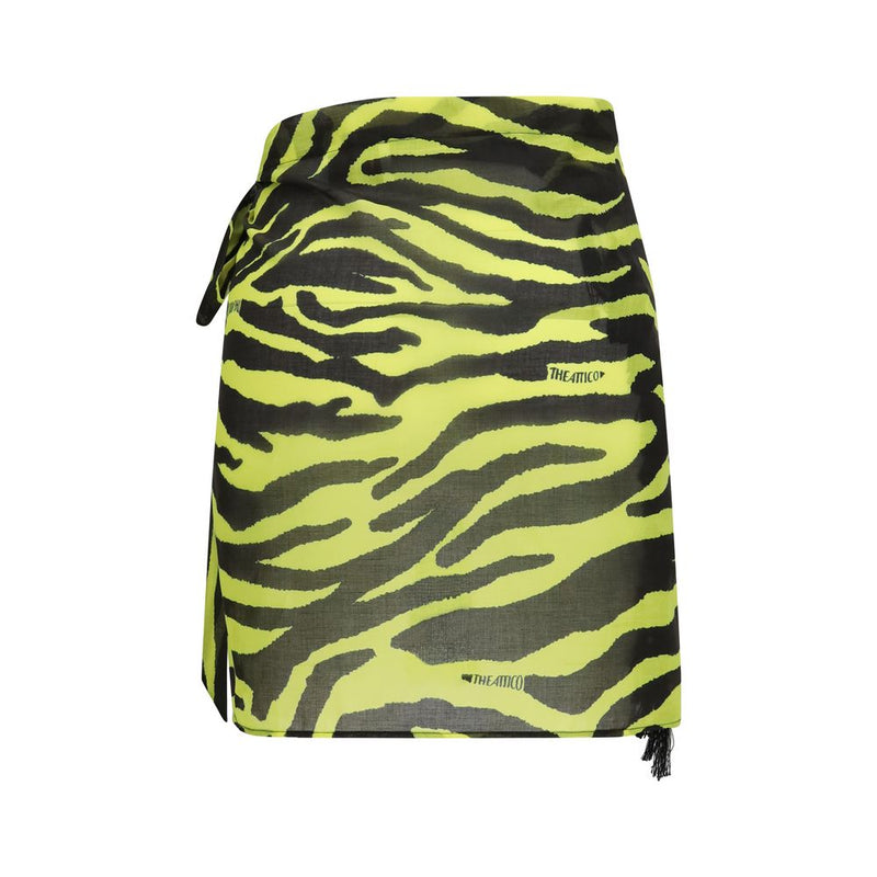 Les cache-maillots en coton bicolore The Attico