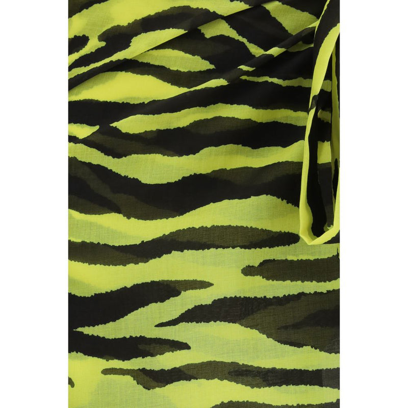 Les cache-maillots en coton bicolore The Attico