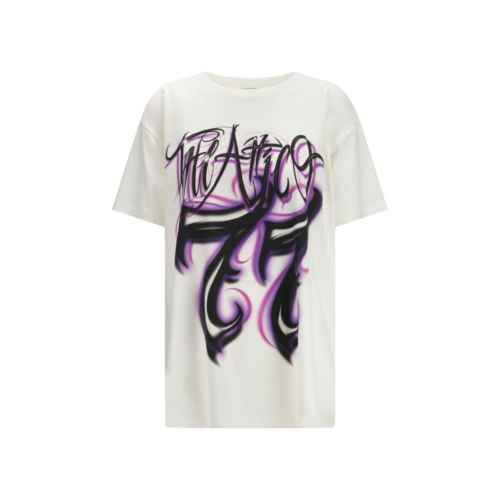 The Attico White Oversized Cotton T-Shirt
