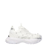 Versace White Fabric Sneakers for Women