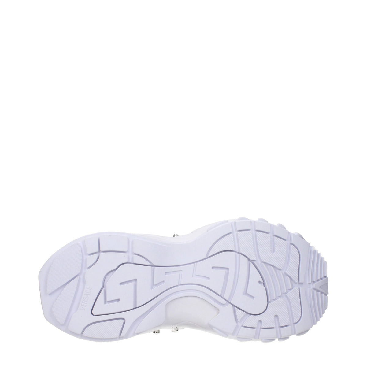 Versace White Fabric Sneakers for Women