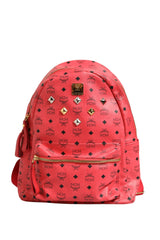 MCM Visetos Backpack - Élégance et Praticité en Rose