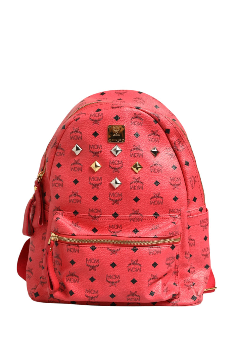 MCM Visetos Backpack - Élégance et Praticité en Rose