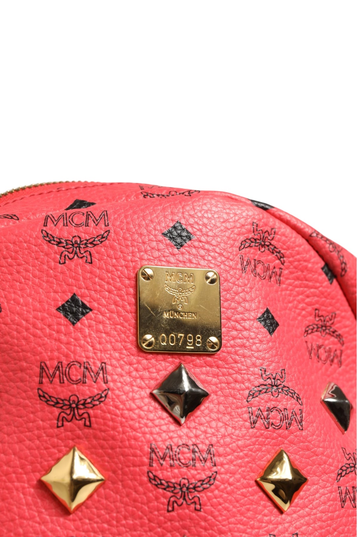 MCM Visetos Backpack - Élégance et Praticité en Rose