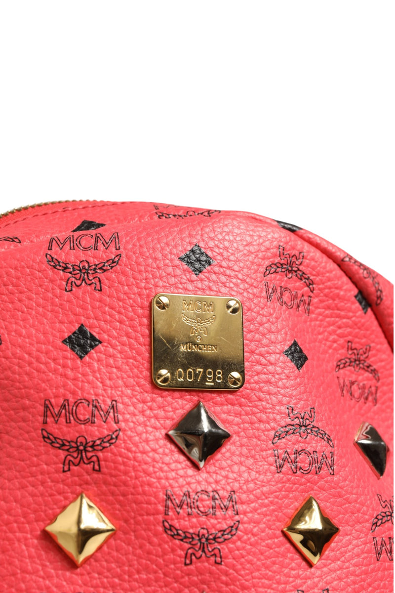 MCM Visetos Backpack - Élégance et Praticité en Rose