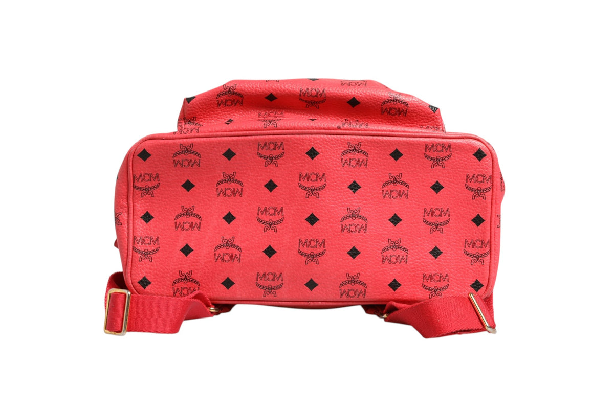 MCM Visetos Backpack - Élégance et Praticité en Rose