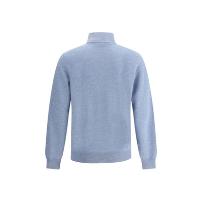Brunello Cucinelli Blue Cashmere Sweater