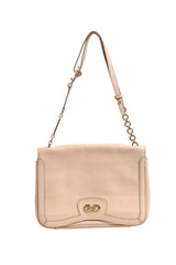 Salvatore Ferragamo Gancini Shoulder Bag en Rose Poudré
