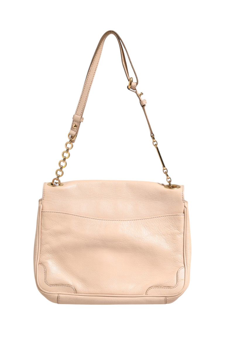 Salvatore Ferragamo Gancini Shoulder Bag en Rose Poudré