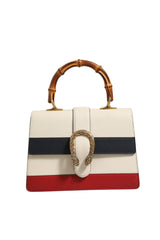 Gucci Dionysus Bamboo Top Handle Bag in Colorblock Leather