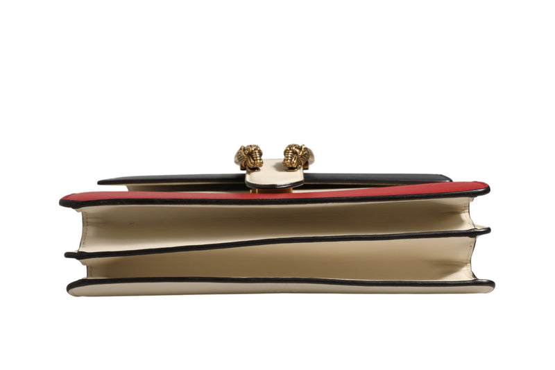 Gucci Dionysus Bamboo Top Handle Bag in Colorblock Leather