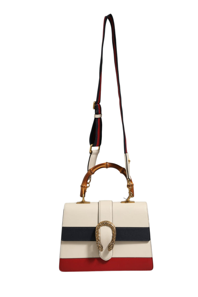 Gucci Dionysus Bamboo Top Handle Bag in Colorblock Leather