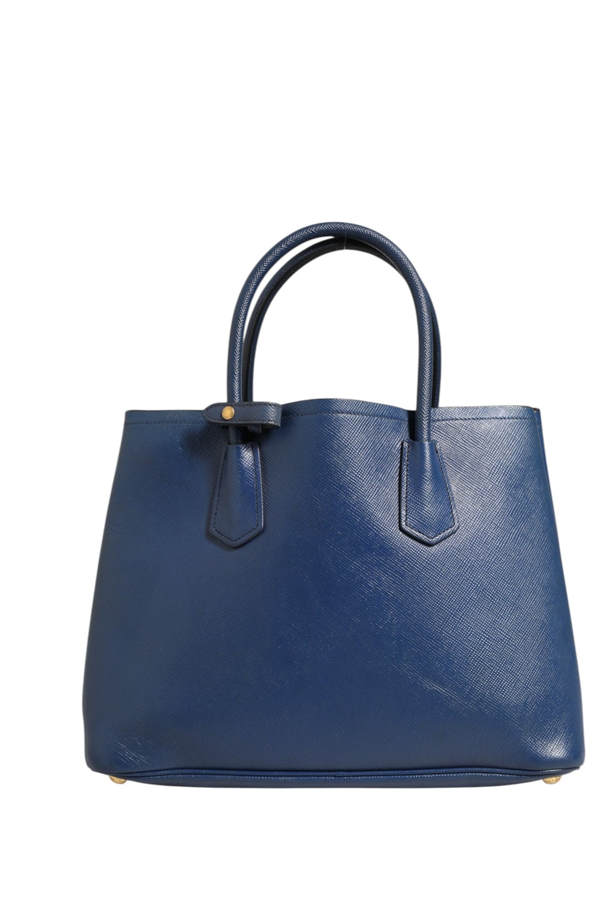 Prada Blue Saffiano Leather 2way Bag - Stylish and Versatile