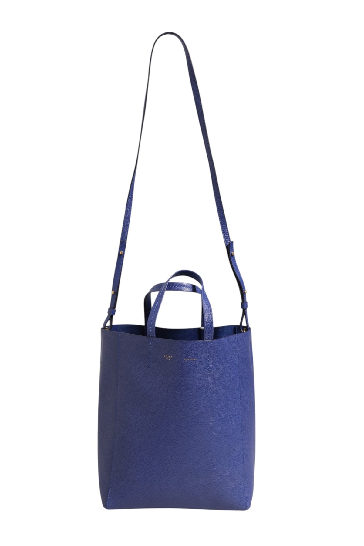 Celine Blue with Gold Tote Bag