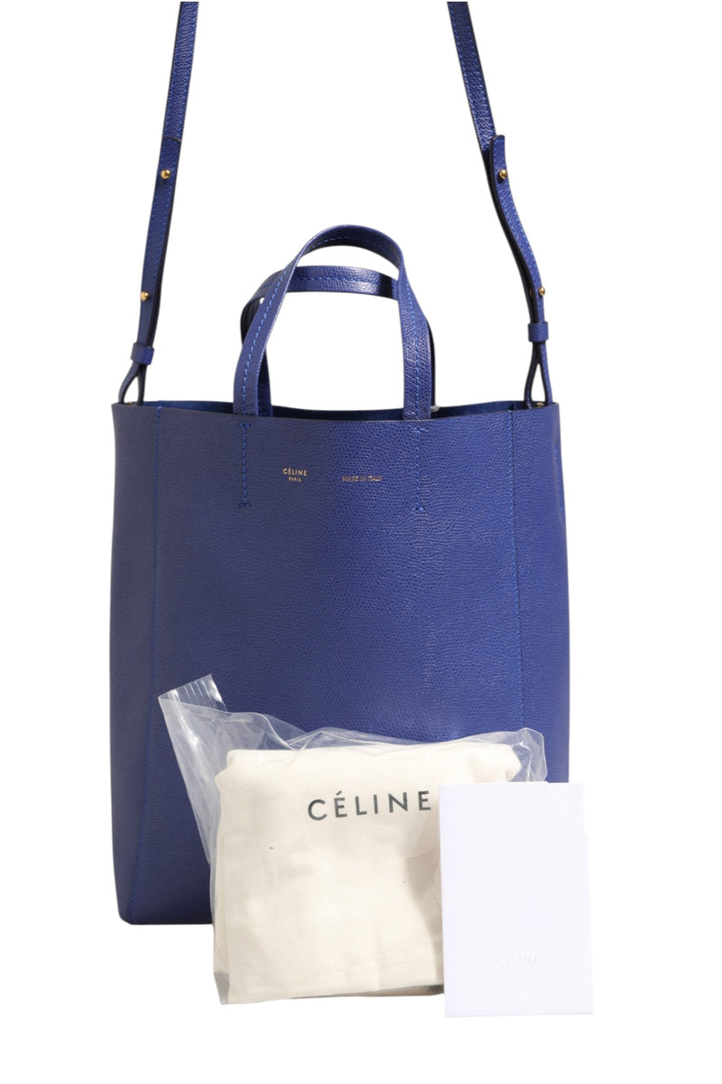 Celine Blue with Gold Tote Bag
