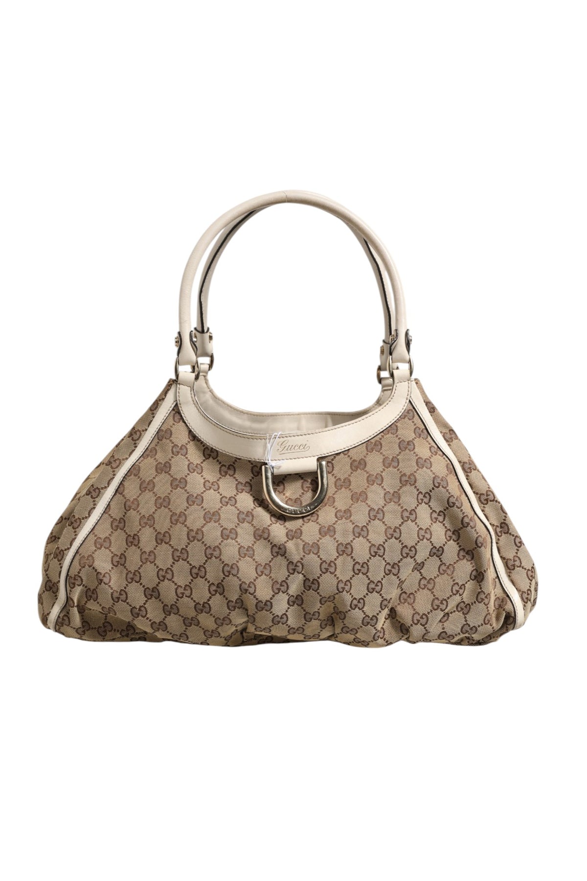 Gucci Canvas Abbey D Ring Shoulder Bag - Élégance intemporelle