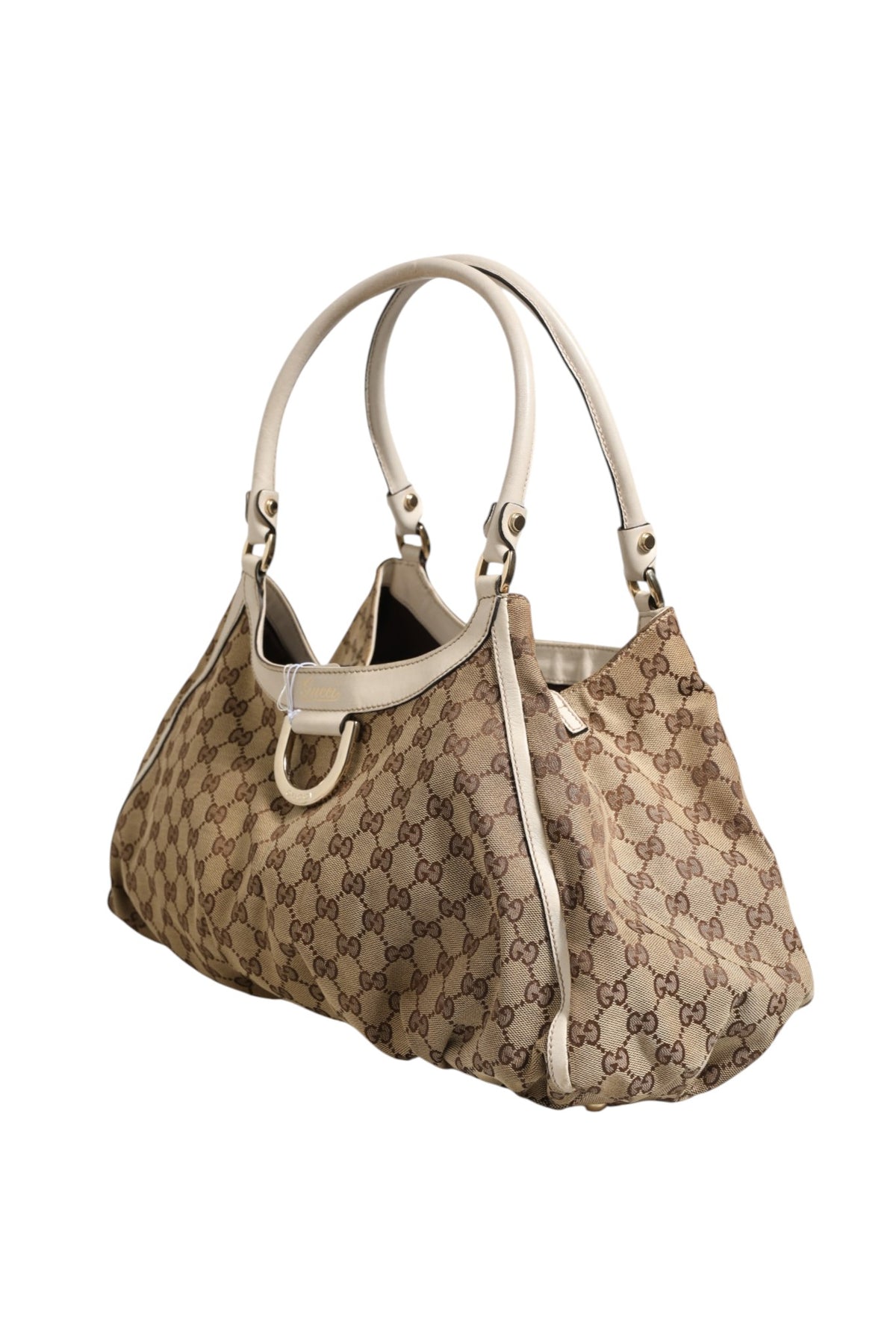 Gucci Canvas Abbey D Ring Shoulder Bag - Élégance intemporelle