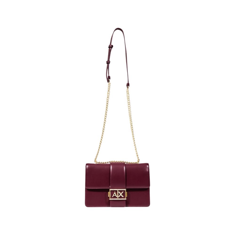 Armani Exchange Bordeaux Polyester Handbag - Stylish & Practical
