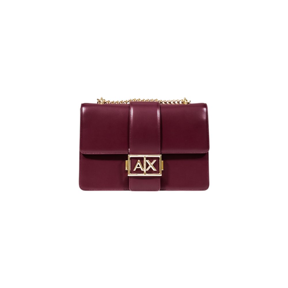 Armani Exchange Bordeaux Polyester Handbag - Stylish & Practical