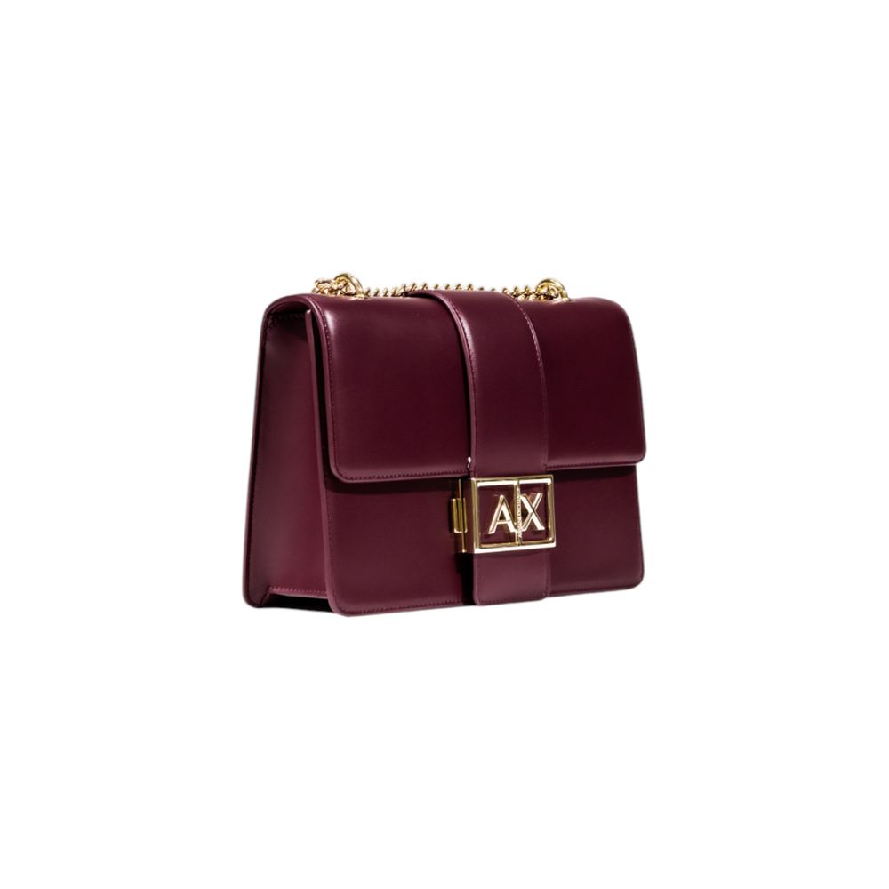 Armani Exchange Bordeaux Polyester Handbag - Stylish & Practical