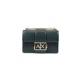 Armani Exchange Green Polyester Handbag - Modern Elegance