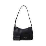 Armani Exchange Black Polyester Handbag - Stylish & Practical