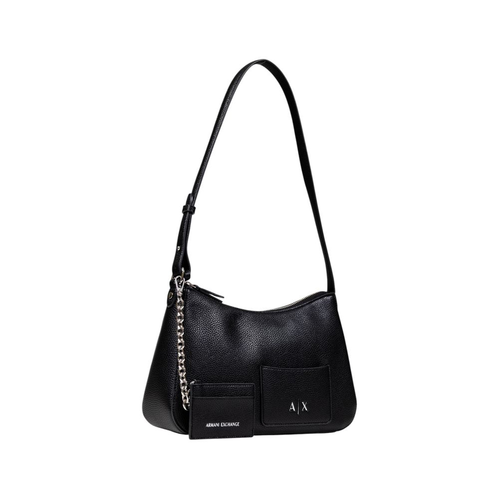 Armani Exchange Black Polyester Handbag - Stylish & Practical